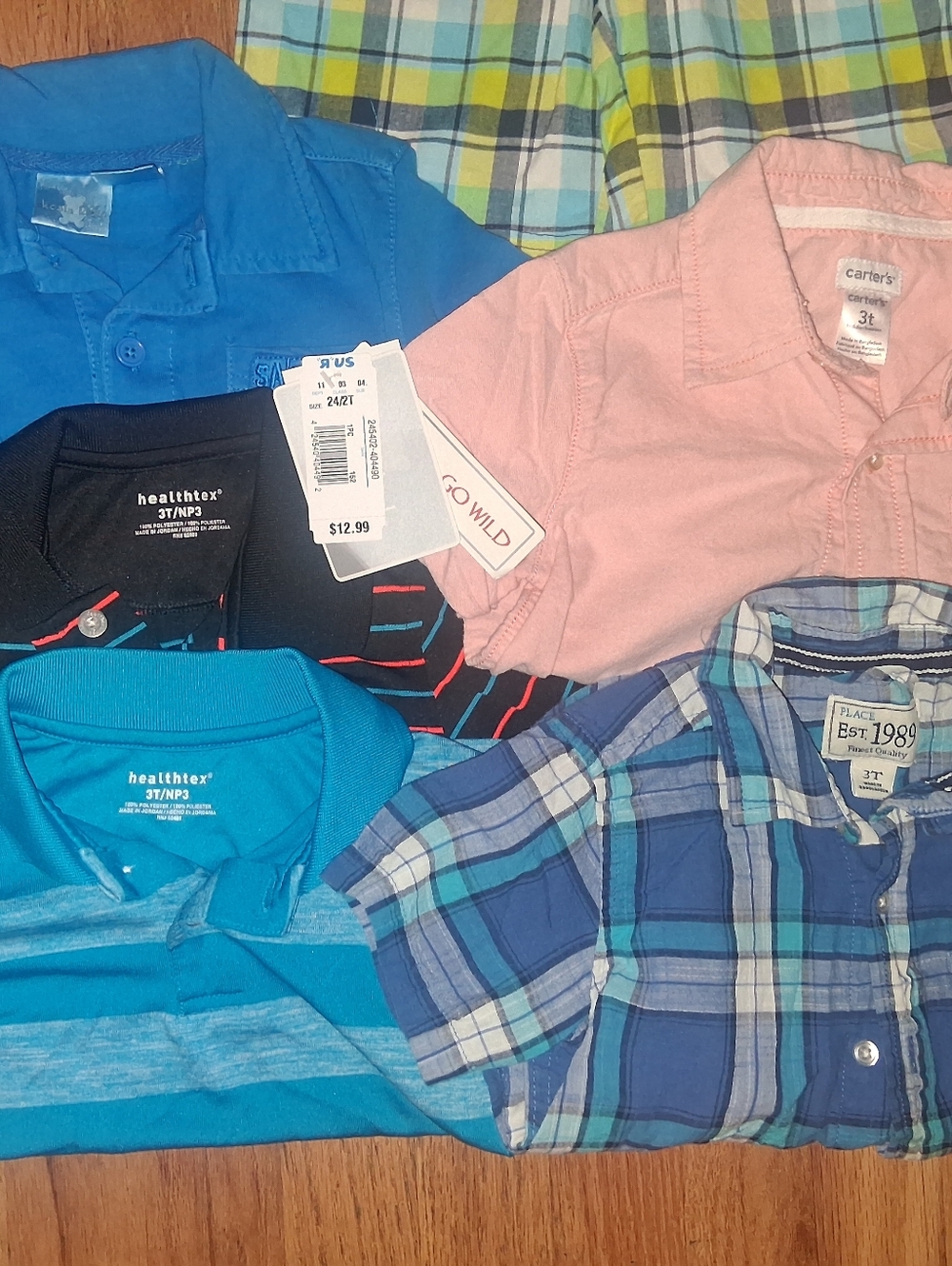 Boys 2T-4T Mixed Bundle Polos/Button Downs/Shorts - Picture 6 of 7
